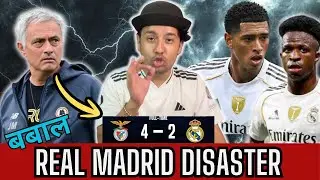 REAL MADRID out of champions league top 8 | Benfica destroyed Real madrid