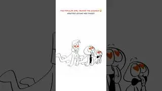 Popular Girls Be Like&hellip; 😏 (Animation Meme) Anim: Mansurella #shorts