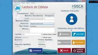 7-Sistema Sisca Condominios: Modulo de Registro de Visitantes- Ingreso de Visitantes con Lector