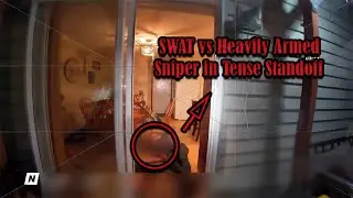 INSANE Bodycam & Drone Footage: SWAT vs Heavily Armed Sniper in Tense Standoff