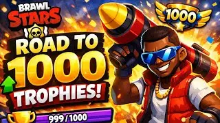 Road to 1000 trophies 🏆 and subscribers 🔥 with Brock - Part 1 - Brawl Stars