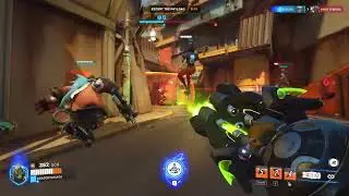 Overwatch2: Orisa gameplay Junkertown (no commentary)