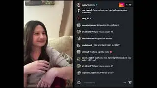 Gypsy Rose live on Instagram