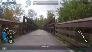 Cycling River Bends on a Road Bike