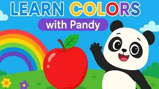 Learn Colors for Kids | Fun Color Song with Pandy | Kidzoo Tv 3D Animation for Preschoolers