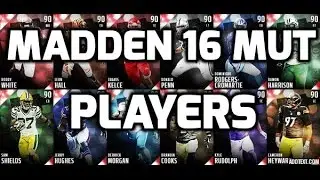 Madden 16 MUT Elite Players w/ Complete Player Ratings