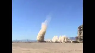 Mohave generation station  stack demolition MPG