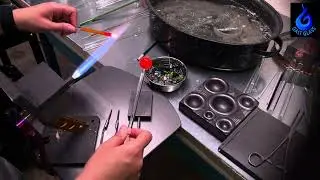 Making a Glass Pumpkin - That's Square!