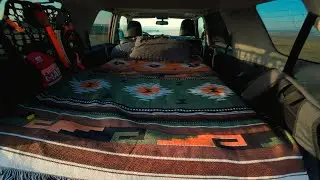 4runner car camping setup ( with working shower )