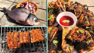 How To Grill Fish At Home | Fish Cutting | Restaurant Style Grilled Fish Recipe #fish #fishing #bbq