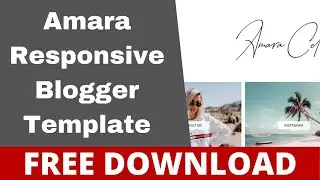 Download Amara - Responsive Fashion, Travel Blogger Template
