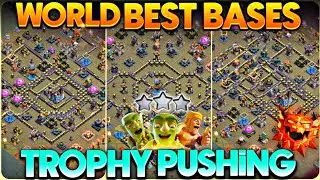 *WORLD BEST* TROPHY PUSHING TH18 BASES| TH18 NEW WAR & LEGEND LEAGUE BASE LINK| TH18 BASE LINK 
