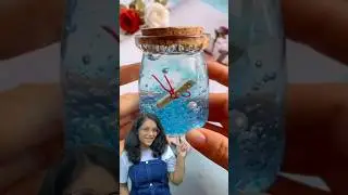 Ocean theme mini bottle art without resin 😍 | easy mini bottle art