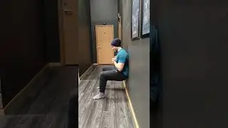 Wall-squats #squat #quadriceps #kneepain #lowbackpain #kneecap #strength #wallsquat