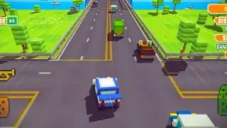 Racing Collection 🏁 Time in Blocky Highway Racing with Touring Car Scored 2k+