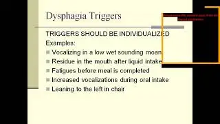 Management of Dysphagia