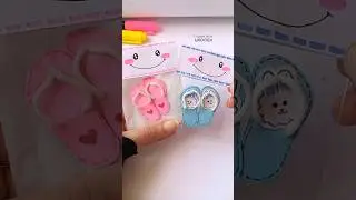 Miniature Slippers 😍😯 DIY paper craft /Creative Ideas Urooba #art #craft #shorts #SummerVibes