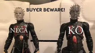 Neca Hellraiser Pinhead Official Vs KO comparison