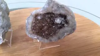 Keokuk Geode w/Lavish Brown Calcite and Water-Clear Calcites #93