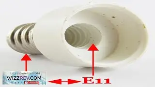 1pc E17 Male to E11 Female Base LED Light Bulb Adapter Holder
