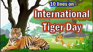 International Tiger Day 2025|International Tiger Day Speech/Global Tiger Day/International Tiger Day