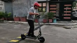 Punk rider pro escooter 1st ride