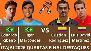 Eduardo Ribeiro & Igor Marcondes vs Cristian Rodriguez & Luis David Martinez | Itajai 2026 QF