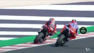 'Full Gas': Marc Marquez and Pedro Acosta on 257 km/h last lap overtake! Misano, Sprint 2024