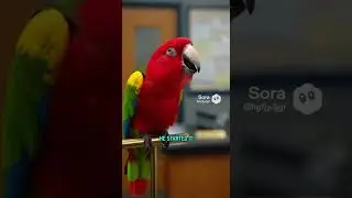 😂 Hilarious AI Parrot Comedy #ParrotFunnyConversation#FunnyParrot#ParrotVsPolice#AI #ComedyFeathers