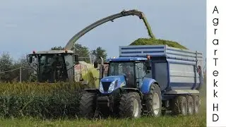 *HERO 4* - New Holland T7070 AC Open Pipe + Pagliari Airone 720 - Sorghum Silage 2015