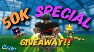 50K Special Blue Lock Rivals Giveaway | Win Gamepasses, VIP & Rare Items!