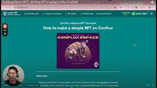 Conflux eSpace NFT - Minting NFTs using Conflux Scaffold