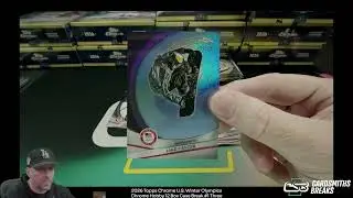 2026 Topps Chrome U S  Winter Olympics Chrome Hobby 12 Box Case Break #1