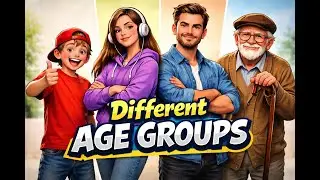 Learn Different Age Groups|| Study Lamp|| Educational series.
