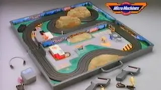 Micro Machines TV Commercial: Race in a Case Playset 1990