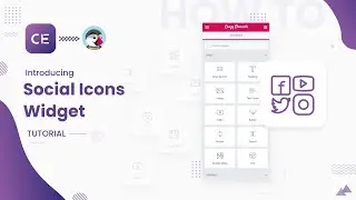 How to Use Social Icons Widget Using Crazy Elements | PrestaShop | Elementor Based Page Builder