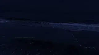 Fall Asleep With Surreal Waves Rolling Slowly Through The Night, Deep Sleeping With Ocean Sounds