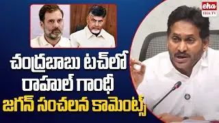 YS Jagan Sensational Comments On Rahul Gandhi Over Fake Votes | Chandrababu | EHA TV