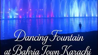Magical Dancing Fountain Show in Bahria Town Karachi 🌈 | Full HD |Watch until the end