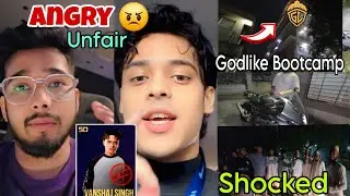 Sc0ut Vanshaj Angry On Vanshaj Eliminate the50😤 Show Godlike Bootcamp & Scout Bike