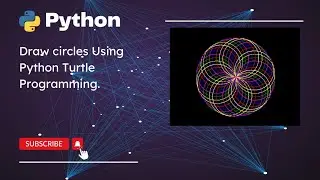 Draw Circle | Python | Turtle | Code |@CreativeAtul28