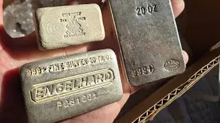 4K | Silver hits $100 USD!!! Added more Gold and Silver, including vintage Engelhard, JM bars 🔥 🚀 