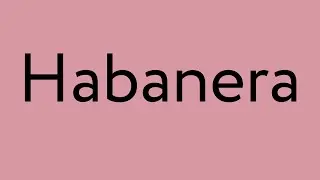 Habanera