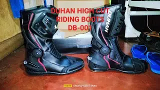 UNBOXING DUHAN MOTORCYCLE RIDING BOOTS HIGH CUT DB-001