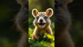 Quokka's Adorable Selfie Moment 📸 | #QuokkaSmile #HappyAnimals #WildlifePhotography