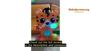 Review Fisher-Price Baby Learning Toy Link Squad Bop & Groove Tiger with Music & Lights for Ages 9+