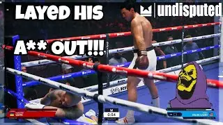 SLUMPED HIM TWICE!!! UNDISPUTED BOXING (ESBC) 2nd BETA ONLINE GAMEPLAY