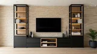 300+ Modern TV Wall Unit Ideas 2025 | Floating Cabinet Designs & Stylish Living Room Inspiration