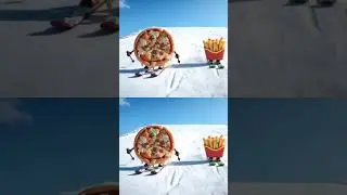 New SkiFood Designs: Pizza & French Fry Take Over the Slopes 🍕❄️
