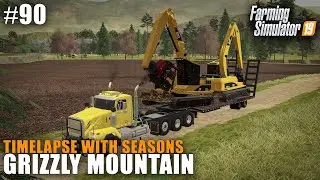 Grizzly Mountain Timelapse #90 Extending Fields, Farming Simulator 19 Seasons